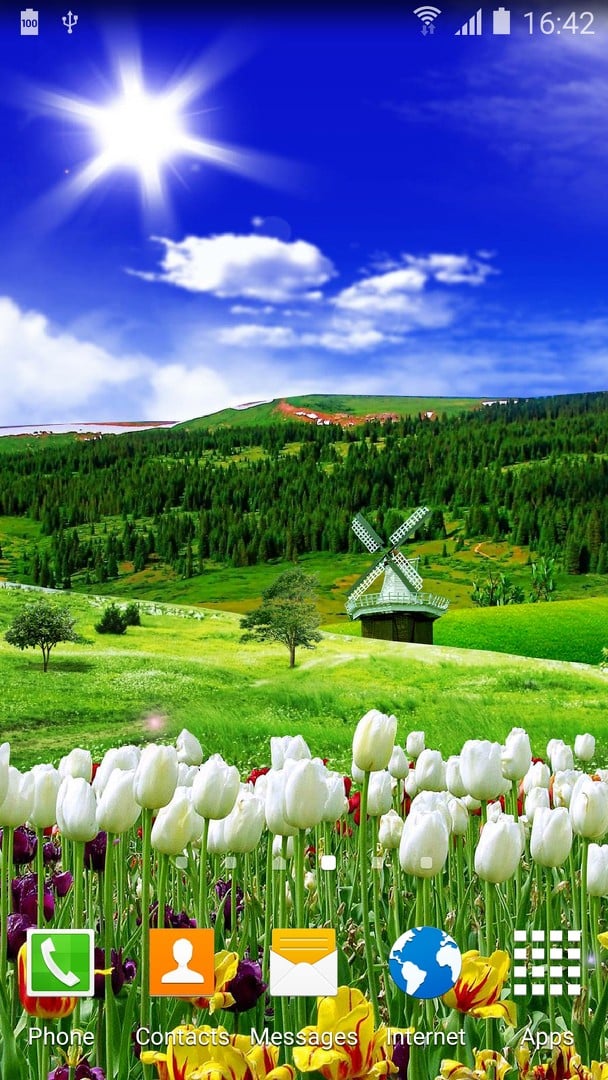 Spring Nature Live Wallpaper for Android - Free Download