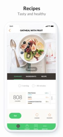 PEP: Vegan Food manager of day pour iOS