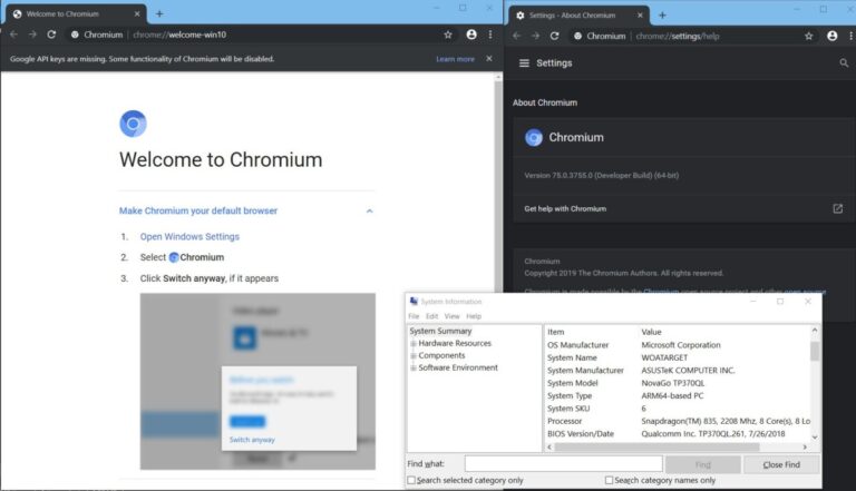 Chromium for Windows