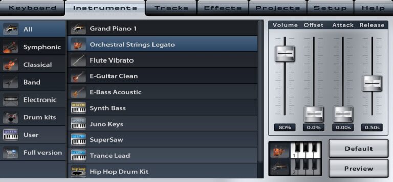 Music Studio Lite لنظام iOS