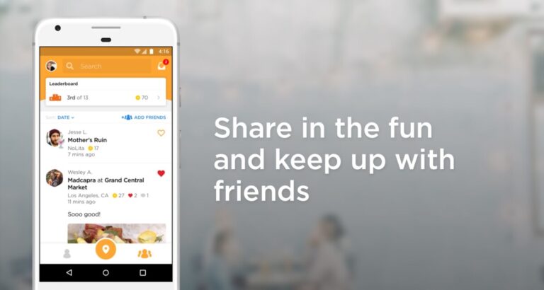 Android 版 Foursquare Swarm: Check In