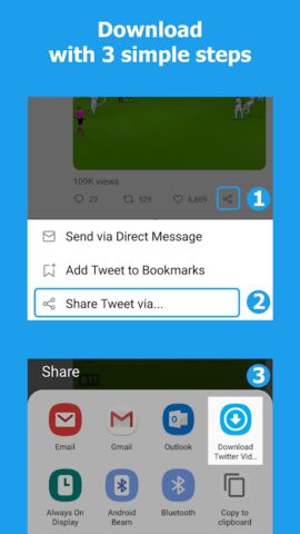 Android için Download Twitter Videos – GIF