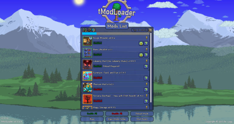 tModLoader สำหรับ Windows