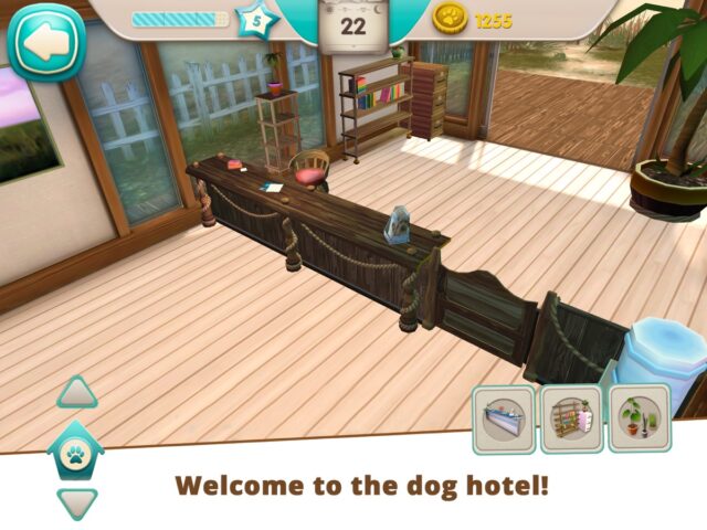 Dog Hotel – Play with dogs لنظام iOS