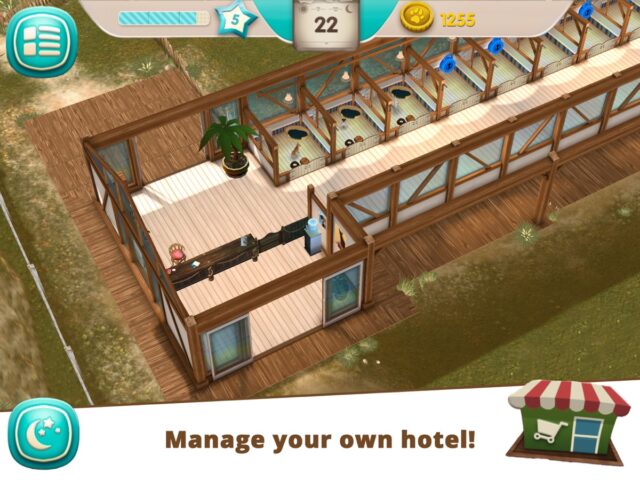 Dog Hotel bermain dengan anjin untuk iOS