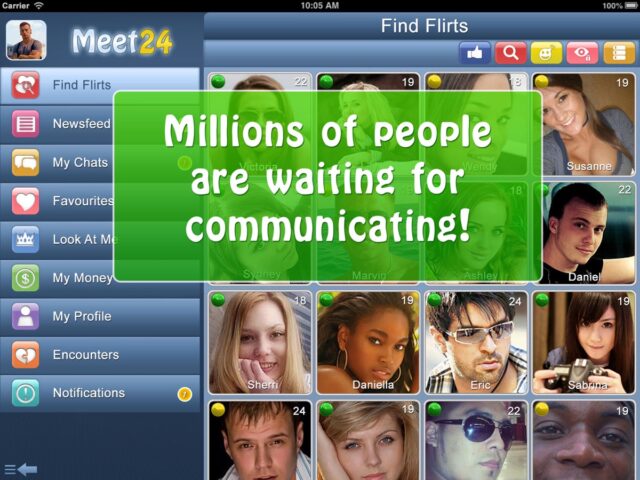 Meet24 – flirt, connaissance pour iOS