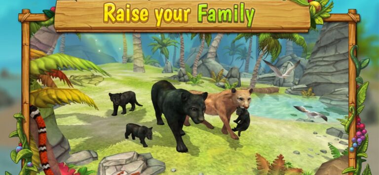 iOS용 Panther Family Sim : Jungle