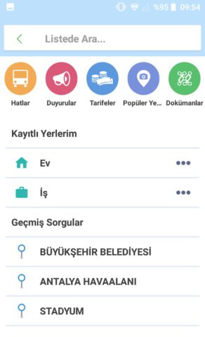 Antalyakart Mobil pour Android