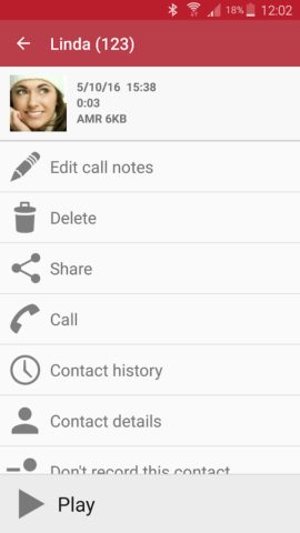 Grabador automático de llamadas para Android