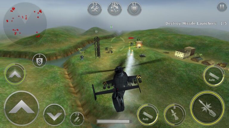 Android용 건쉽배틀: 헬리콥터 3D 액션