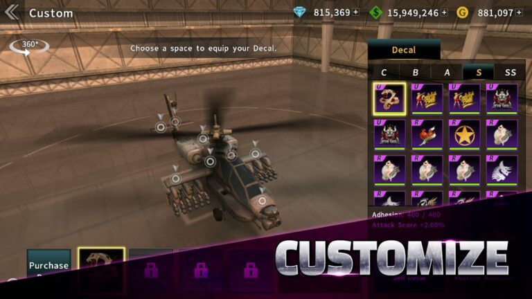 GUNSHIP BATTLE: Helicopter 3D per Android