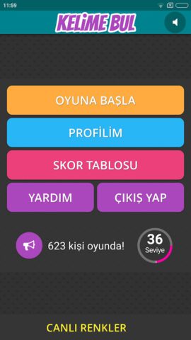 Kelime Bul для Android — скриншот 5