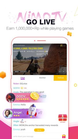 Android 版 Nimo TV for Streamer