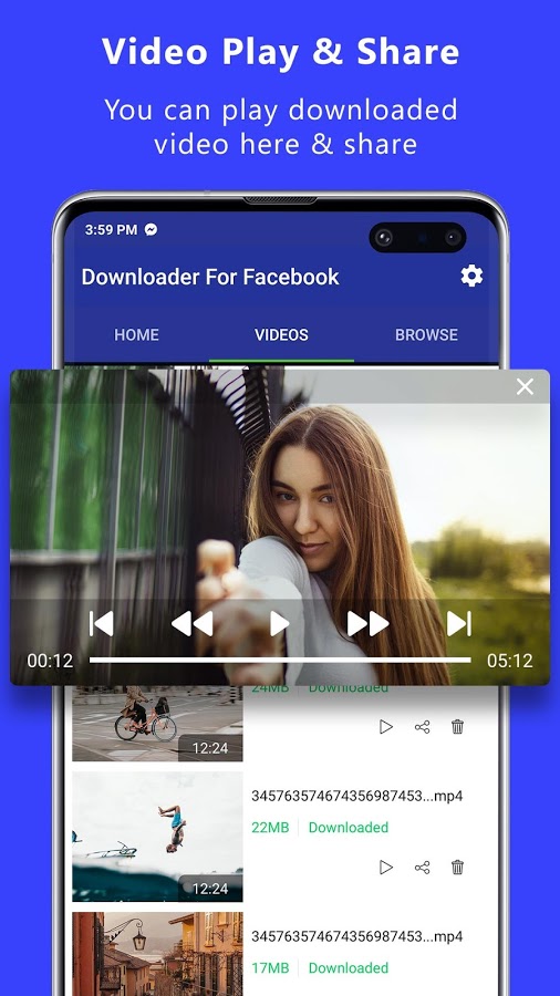 download facebook videos android