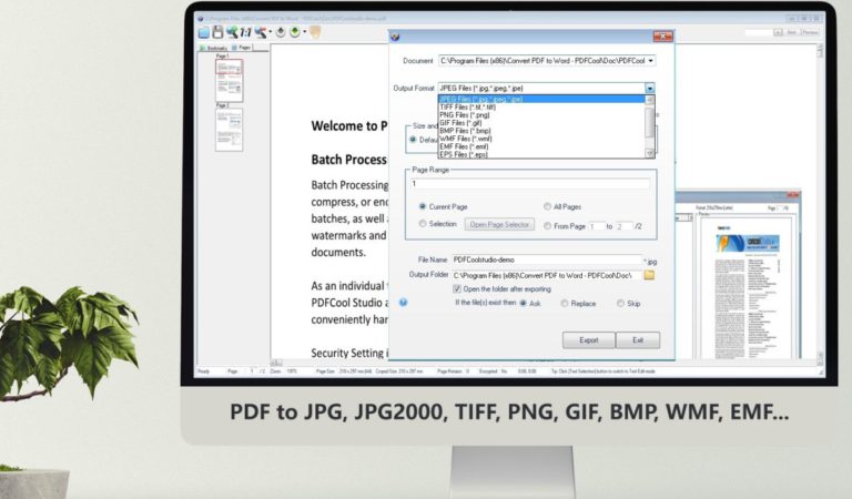 Convertisseur PDF en JPG pour Windows