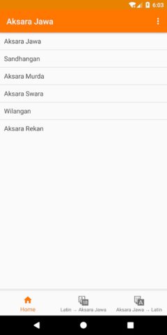 Aksara Jawa per Android