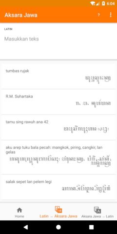 Aksara Jawa per Android
