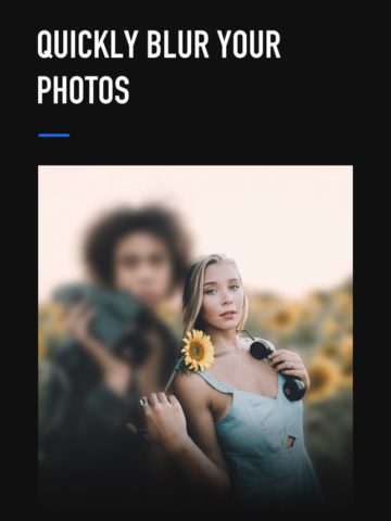 Blur Photo Editor Background für iOS