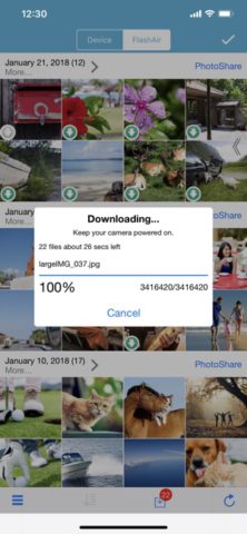 FlashAir для iOS — скриншот 4