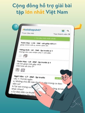 Hoidap247 – Hỏi Đáp Bài Tập para iOS