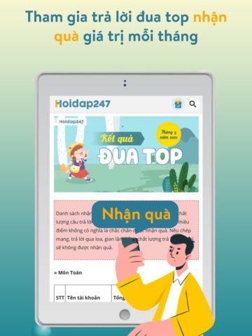 Hoidap247 – Hỏi Đáp Bài Tập pour iOS