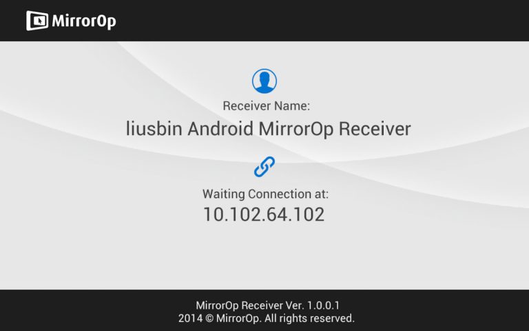 MirrorOp Receiver untuk Android