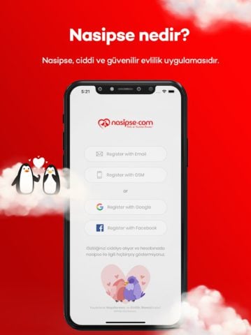 Nasipse – Evlilik Sitesi für Android