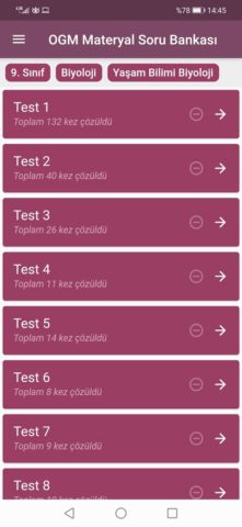 OGM Materyal Soru Bankası для Android — скриншот 5
