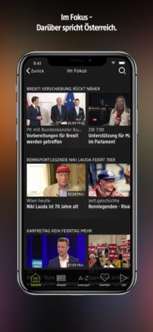 iOS 用 ORF TVthek: Video on Demand