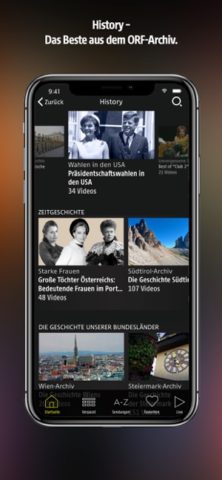 ORF TVthek: Video on Demand لنظام iOS