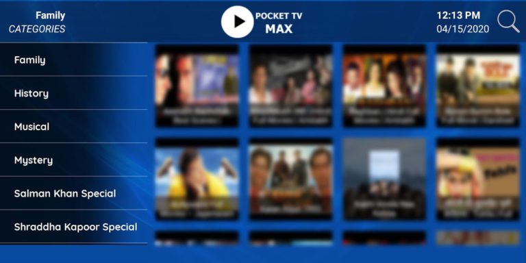 Android 版 POCKET TV