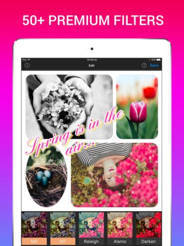 Collage fotos y crear montajes para iOS