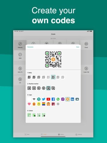 iOS용 바코드 스캐너, QR 코드 리더 & QR 코드 발생기