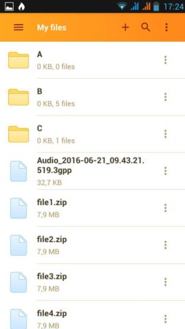 Android 版 Rapidgator.net File Manager