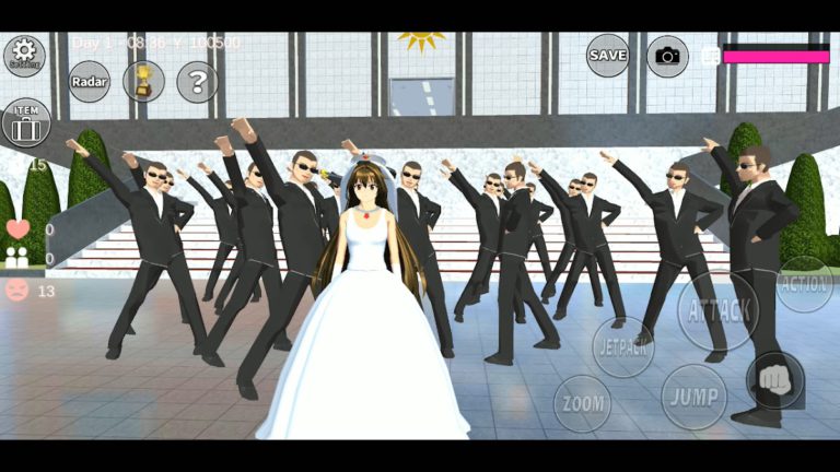 SAKURA School Simulator для Android — скриншот 2