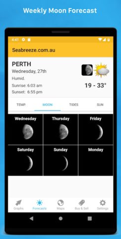 Seabreeze Weather для Android — скриншот 4