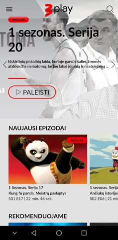 TV3 Play Lietuva สำหรับ Android