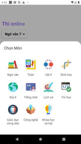 VietJack– học tốt, thi online, pour Android
