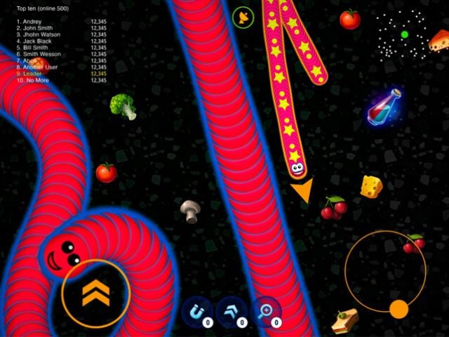 WormsZone.io – Serpente goloso per iOS