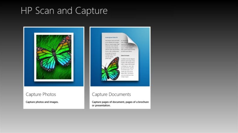 HP Scan and Capture para Windows