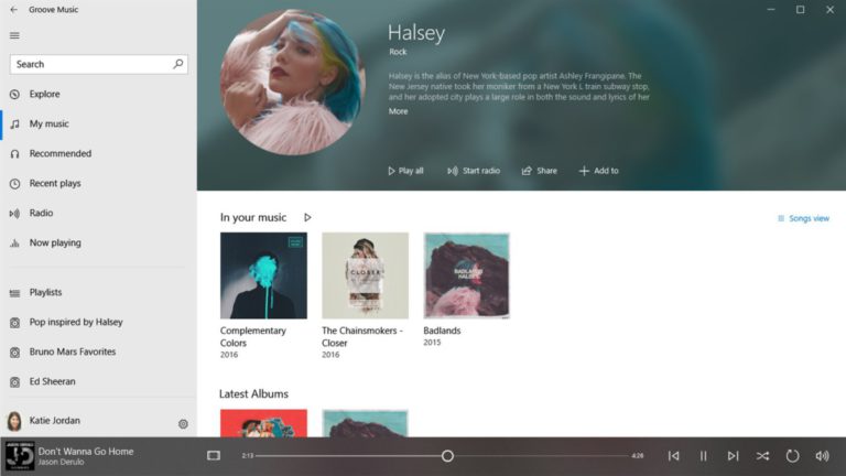 Groove Music for Windows
