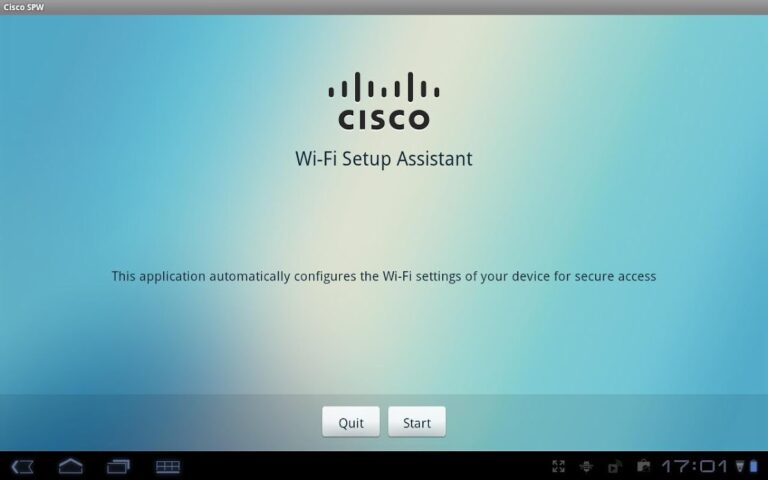 Android 版 Cisco Network Setup Assistant
