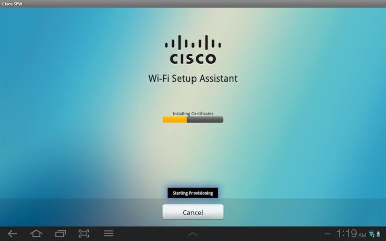 Cisco Network Setup Assistant для Android — скриншот 2