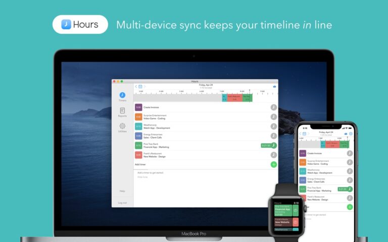 iOS için Hours Time Tracking