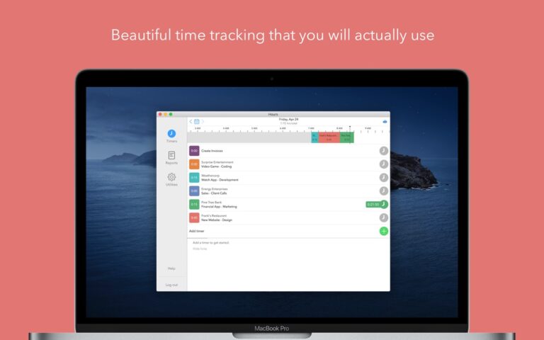 Hours Time Tracking لنظام iOS