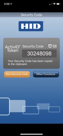 ActivID Token для iOS