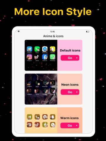 Ícones de aplicativos – Anime para iOS