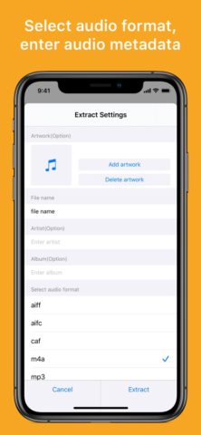 Export Audio untuk iOS