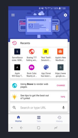 Lynket Browser (previously Chr per Android