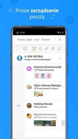 Poczta Interia для Android — скриншот 3